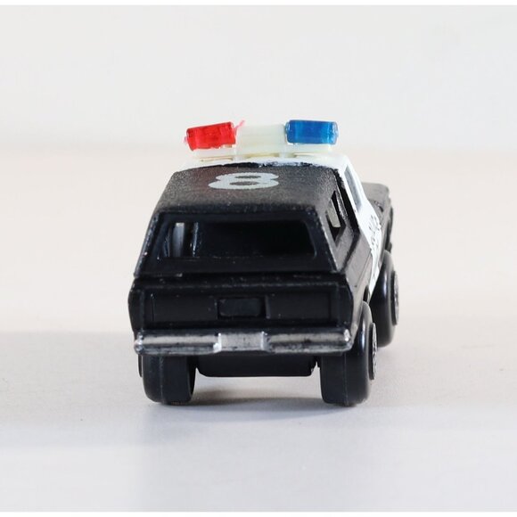 Zylmex Zee Toys Pacesetters P369 Ford Bronco 4x4 Police SUV Black & White 1970 - Picture 2 of 7